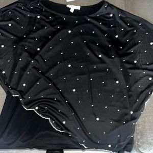 Chaus black dress shirt- never worn! $20!